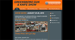 Desktop Screenshot of greensborogunshow.com